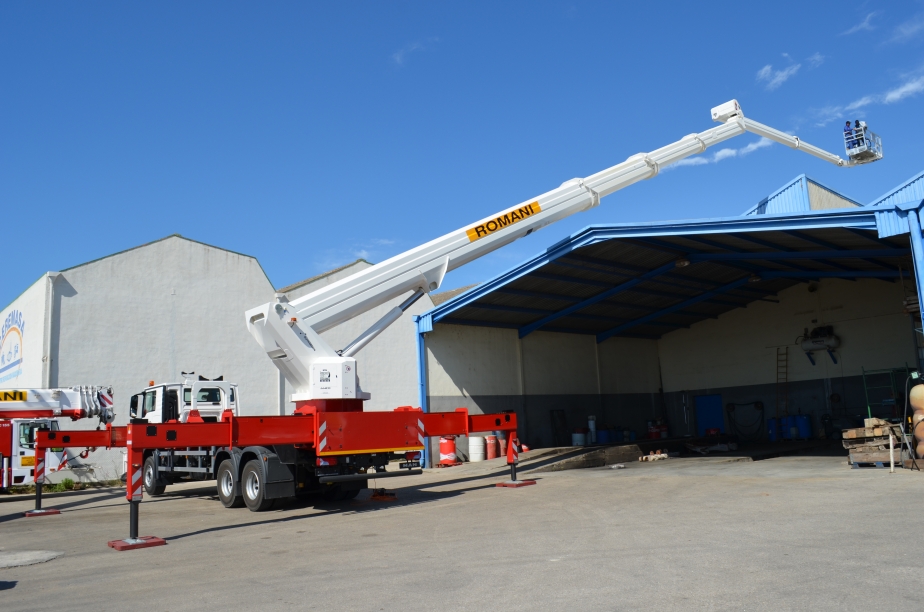 Steiger T540 Gruas Romani