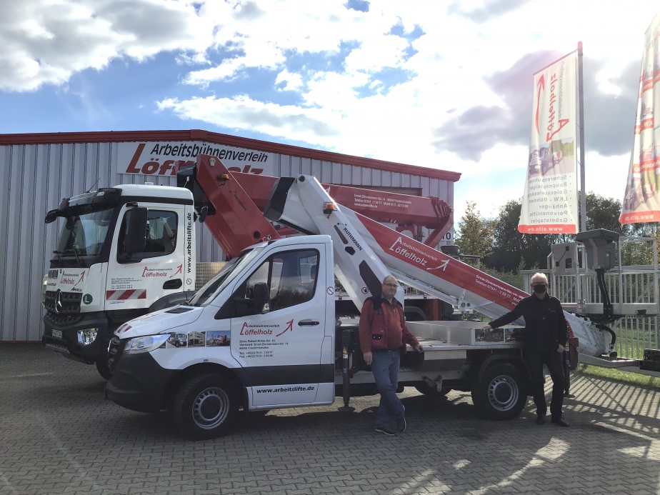 Arbeitsbühnenvermietung Löffelholz erhält den brandneuen TB270pro