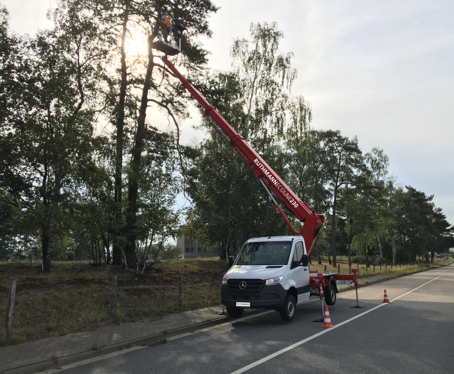 Die neueste Version der RUTHMANN ECOLINE 230 lädt auf den Platformers‘ Days zur Probefahrt ein.