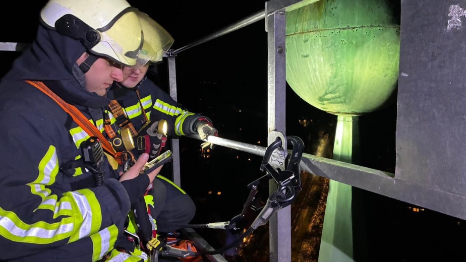 Feuerwehr Einsatz für GERKEN mit RUTHMANN STEIGER