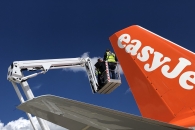 Ruthmann ECLINE RS 200 zur Wartung an easyJet Flugzeugen