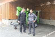 Daniel Schuller (Werkstattleiter) übernimmt NL 120 TET von Marco Wirtl (Ruthmann Österreich GmbH)