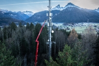 RUTHMANN STEIGER T 570 HF Hybrid von roggermaier im Einsatz in den bayerischen Alpen
